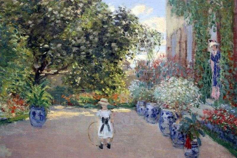 The Artists House At Argenteuil by Claude Monet