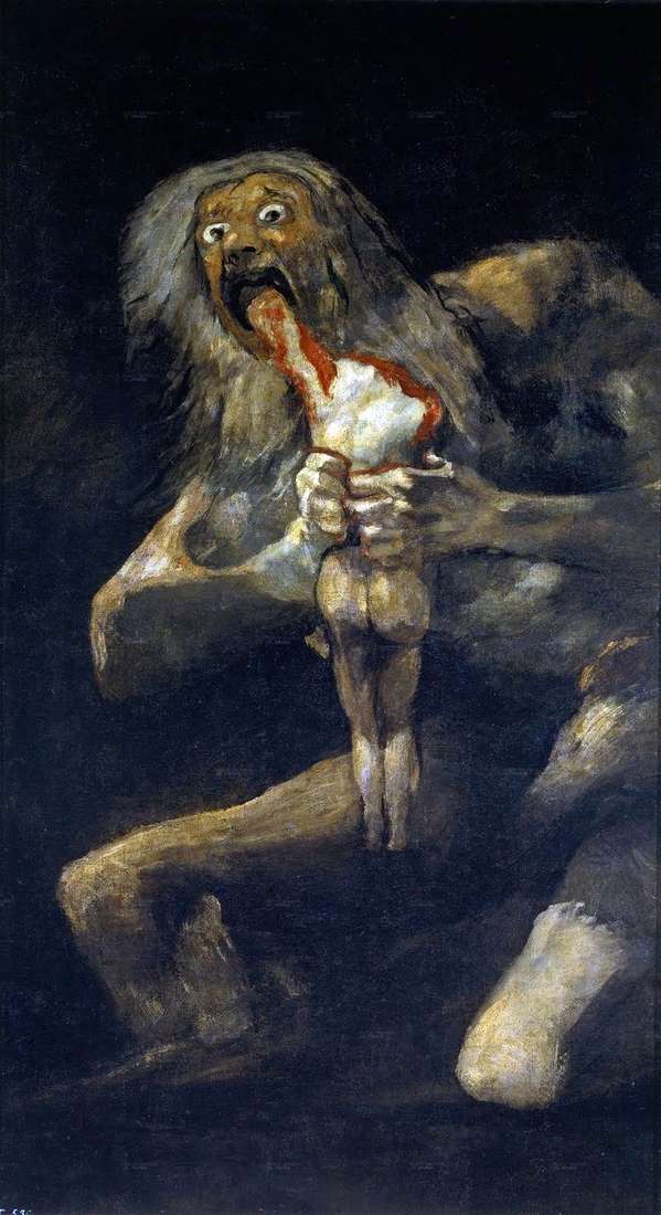 Saturn Devouring His Son by Francisko de Goya