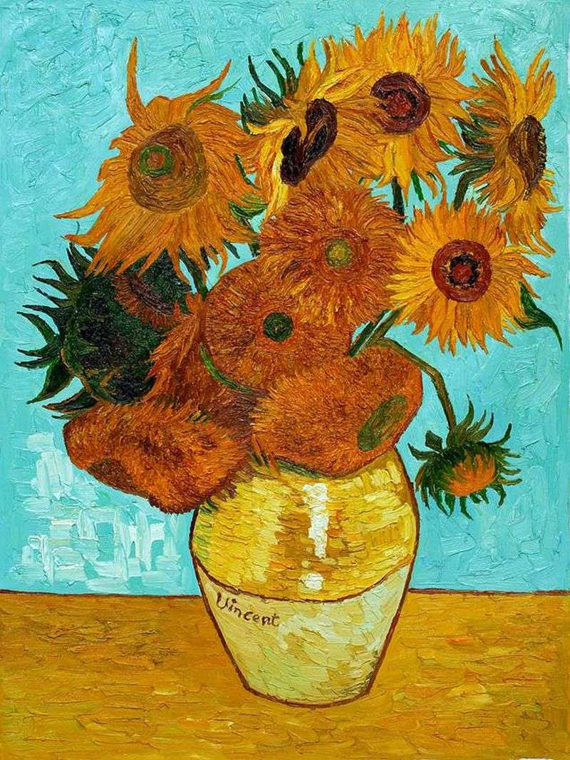 Sunflowers by Vincent Van Gogh