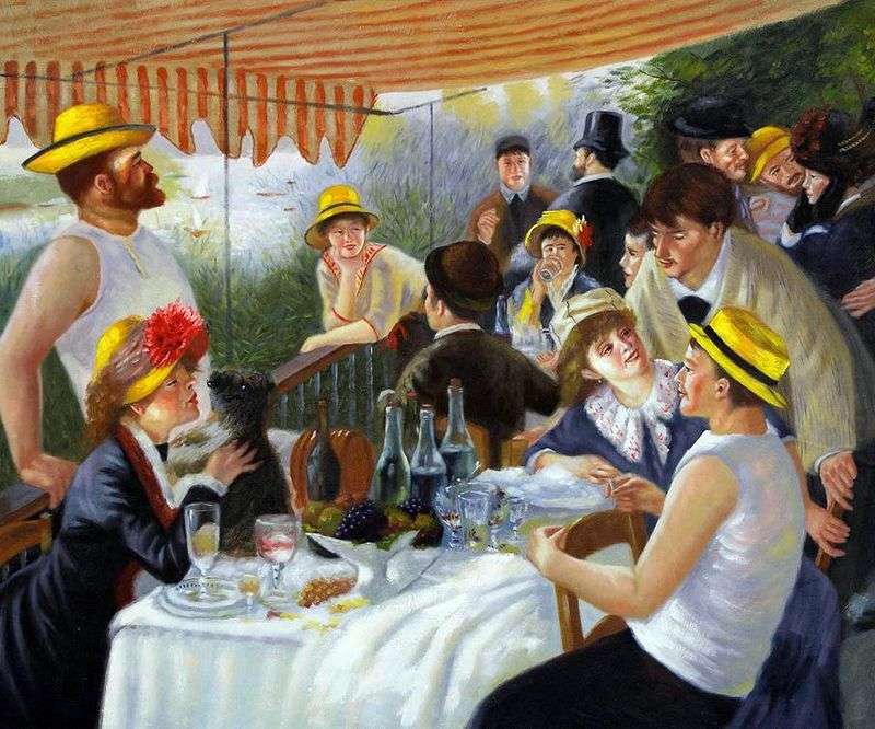 Luncheon of the Boating Party by Pierre Auguste Renoir