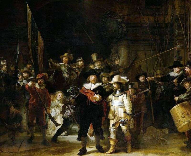 The Night Watch by Rembrandt Harmenz van Rijn