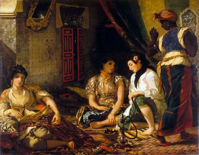 Women of Algiers by Eugene Delacroix