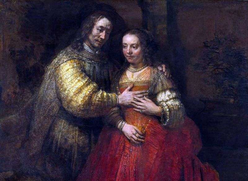 The Jewish Bride by Rembrandt van Rijn