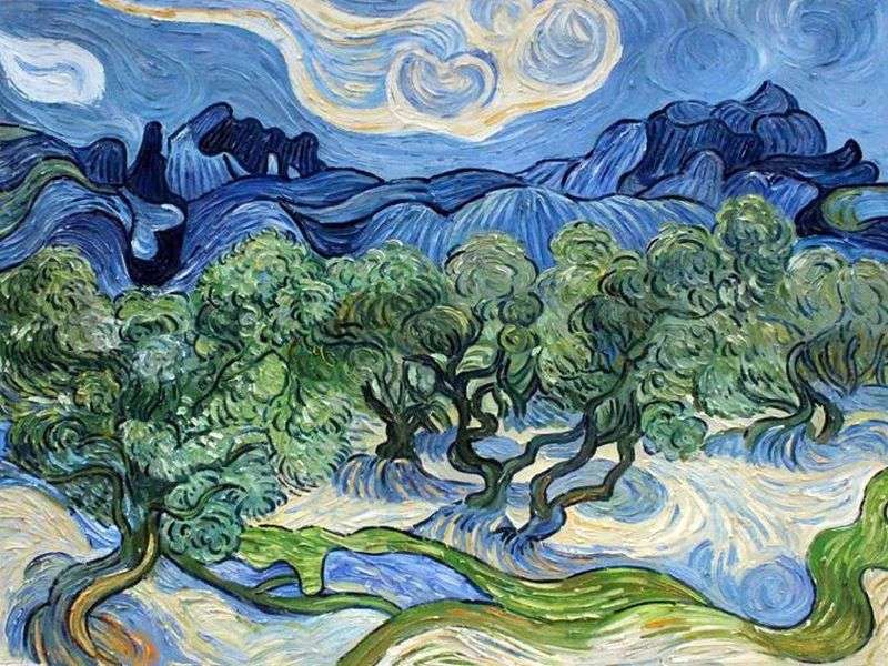 Olive Trees by Vincent Van Gogh ❤️ - Van Gogh Vincent