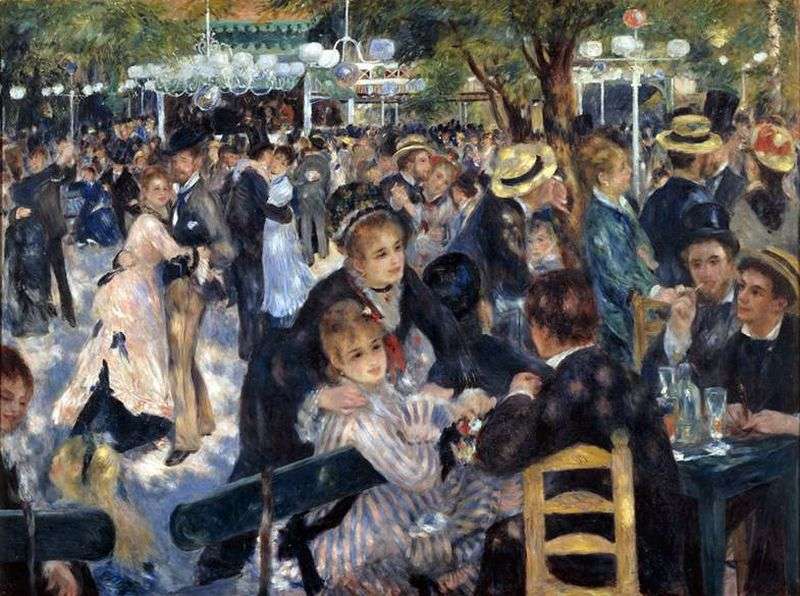 Le Moulin de la Galette by Auguste Renoir