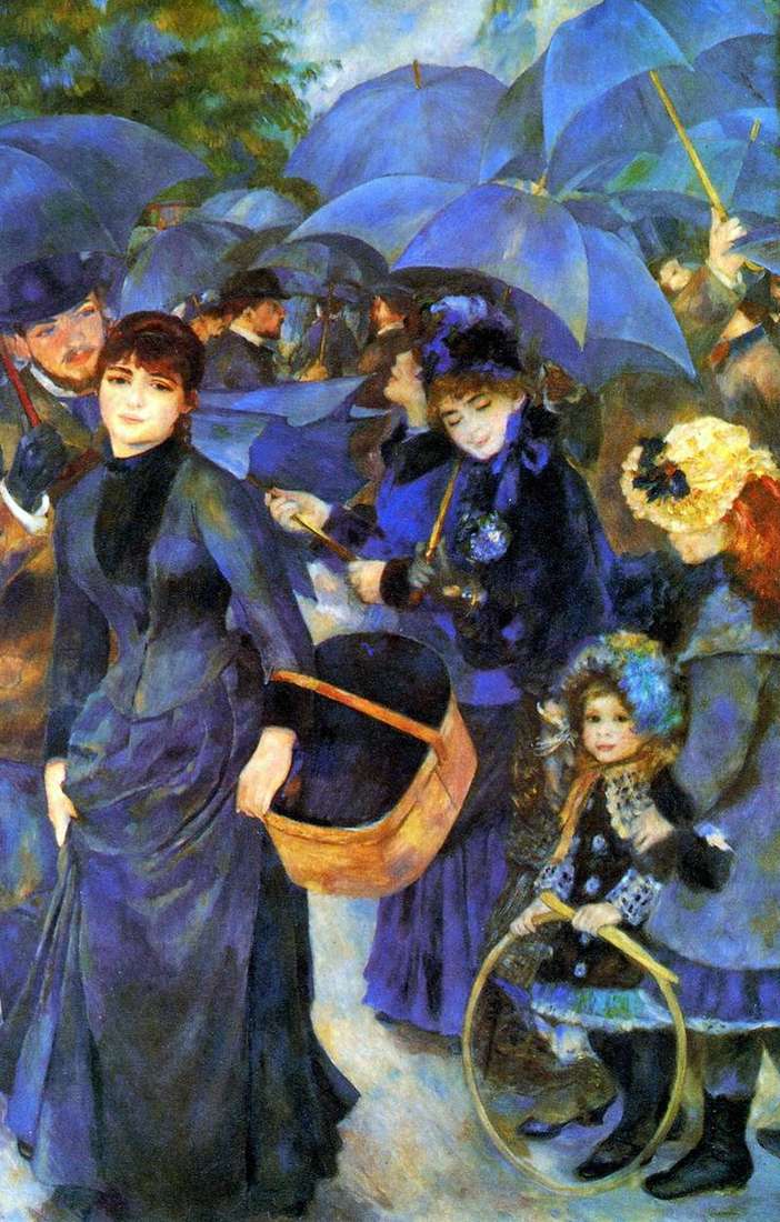 Umbrellas by Pierre Auguste Renoir