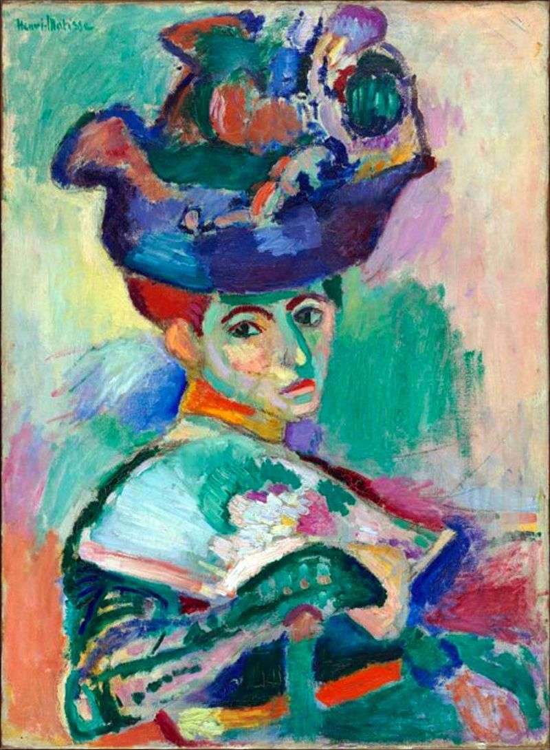 Woman with a Hat by Henry Matisse