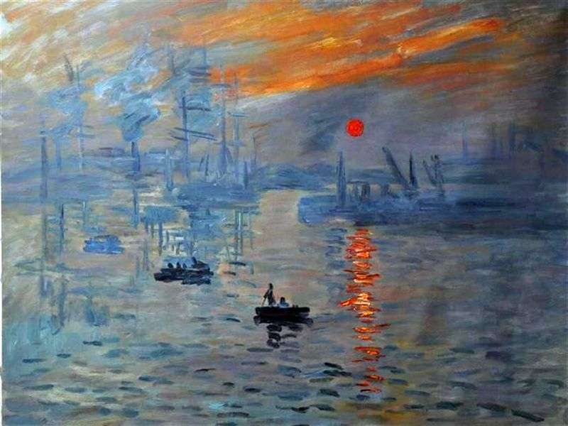 claude monet paintings impression sunrise