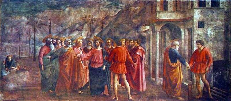 Tribute Money by Masaccio