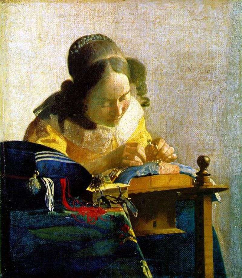 The Lacemaker by Johannes Vermeer