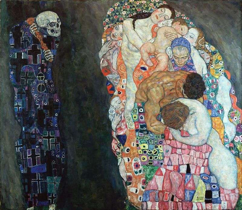 Death And Life by Gustav Klimt