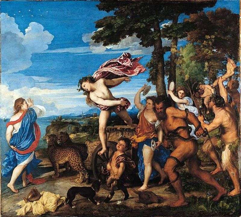 Bacchus and Ariadne by Titian