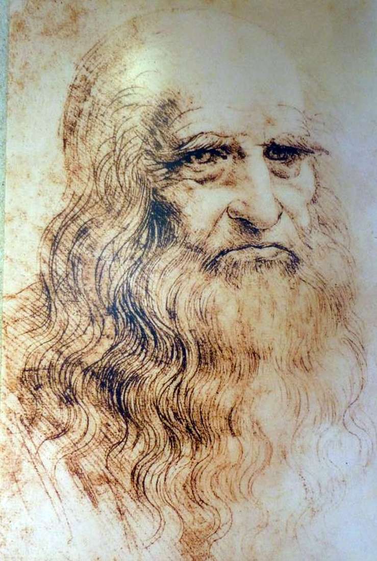 Self Portrait by Leonardo Da Vinci