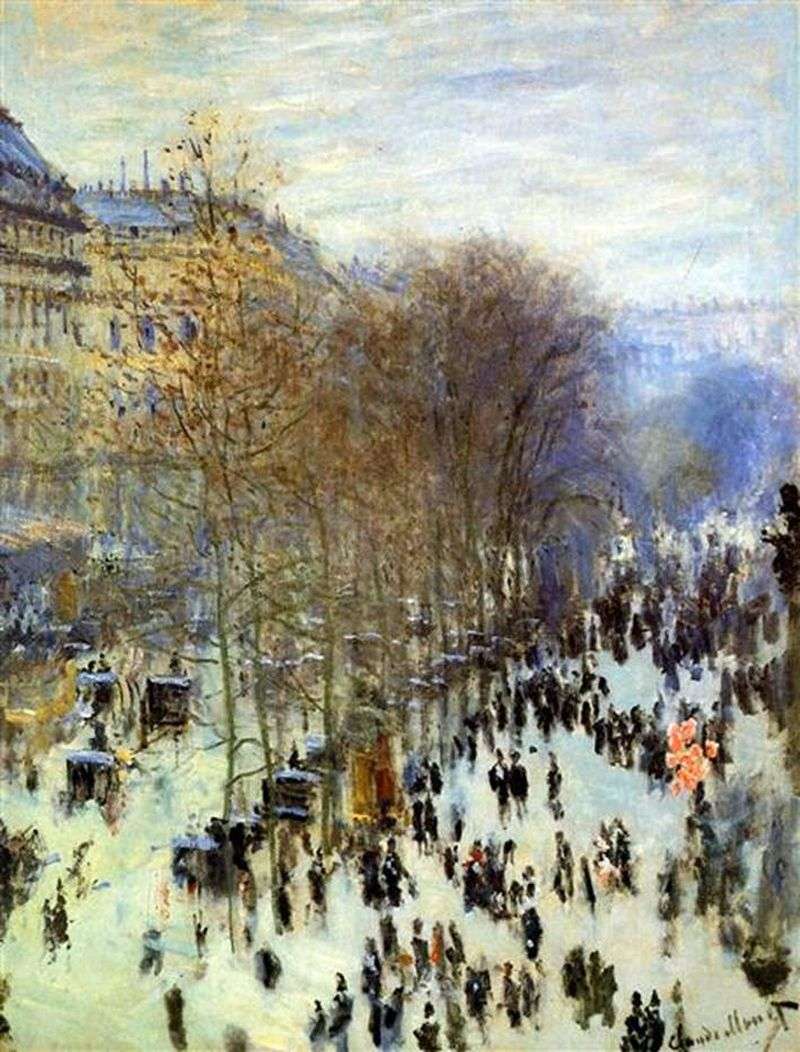 Boulevard Des Capucines by Claude Monet