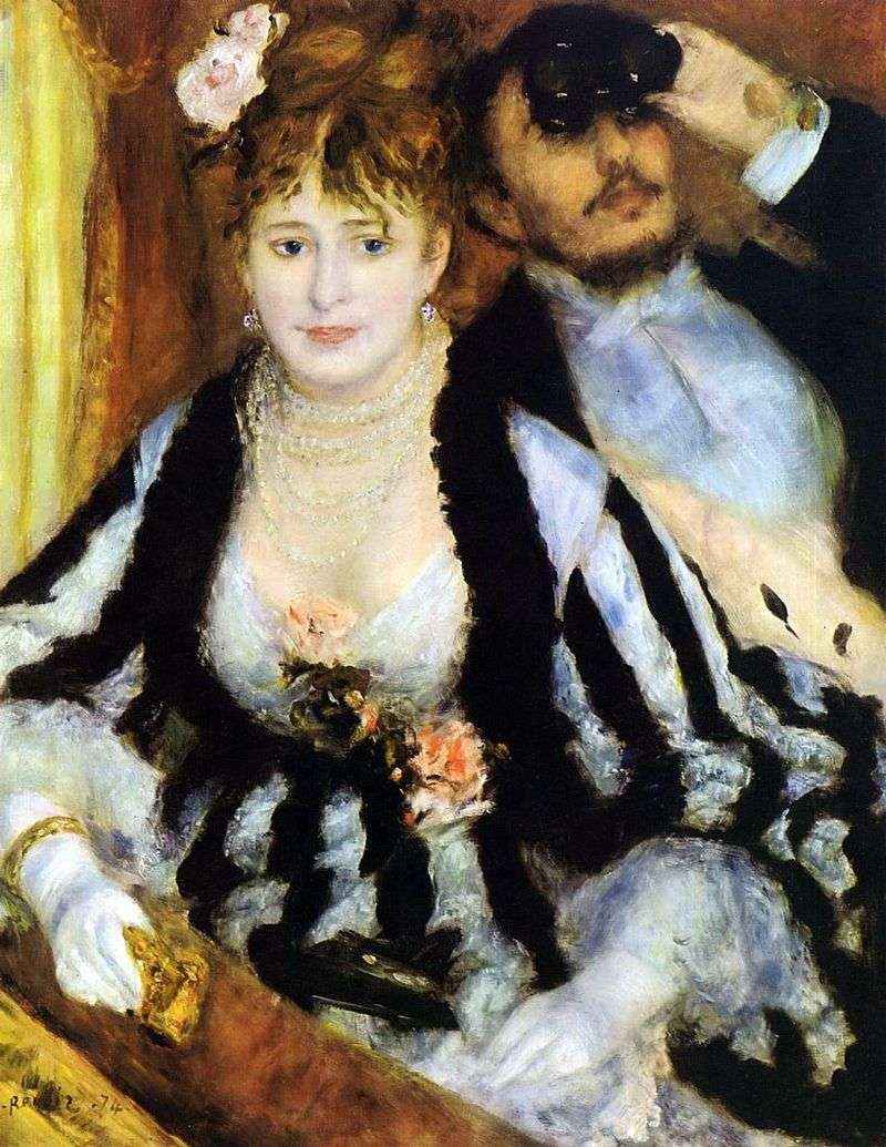 La Loge by Pierre Auguste Renoir