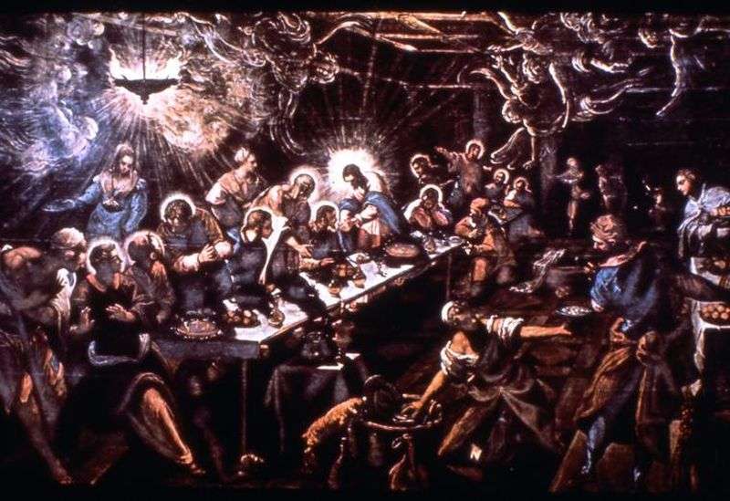 Last supper by tintoretto