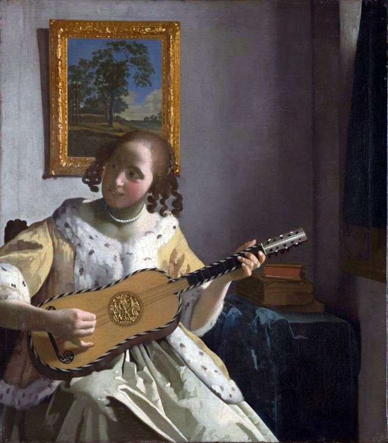 The Guitar Player by Johannes Vermeer