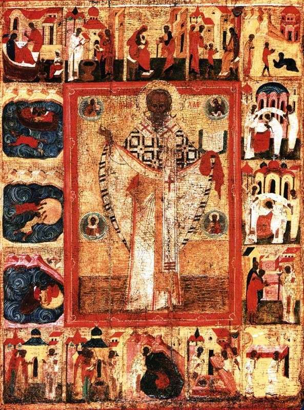 Saint Nicholas, with 16 hallmarks of life