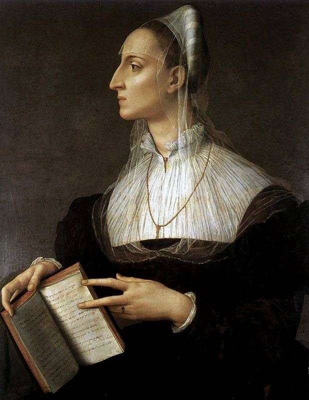 Portrait of Laura Battifery by Agnolo Bronzino