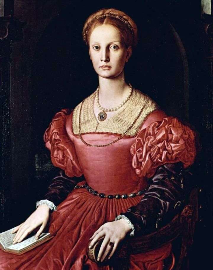 Portrait of Lucrezia Panchatiki by Agnolo Bronzino