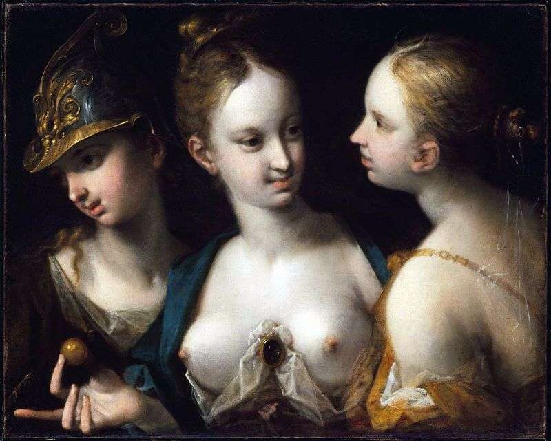 Athena, Venus and Juno by Hans von Aachen