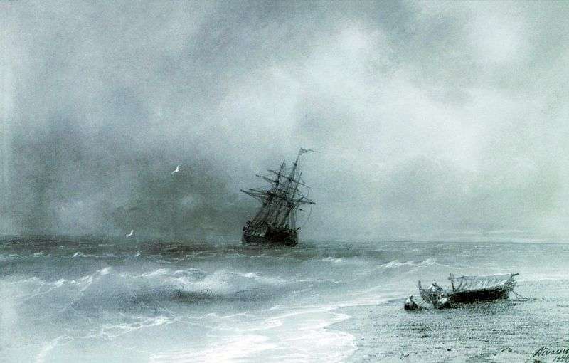 Stormy Sea by Ivan Aivazovsky