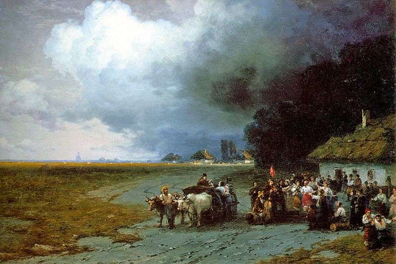 Wedding in Ukraine by Ivan Aivazovsky