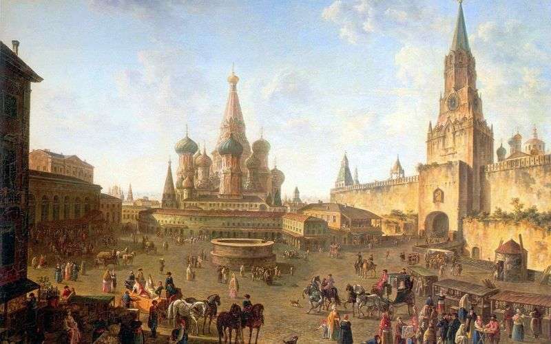 Red Square in Moscow by Fyodor Alekseev