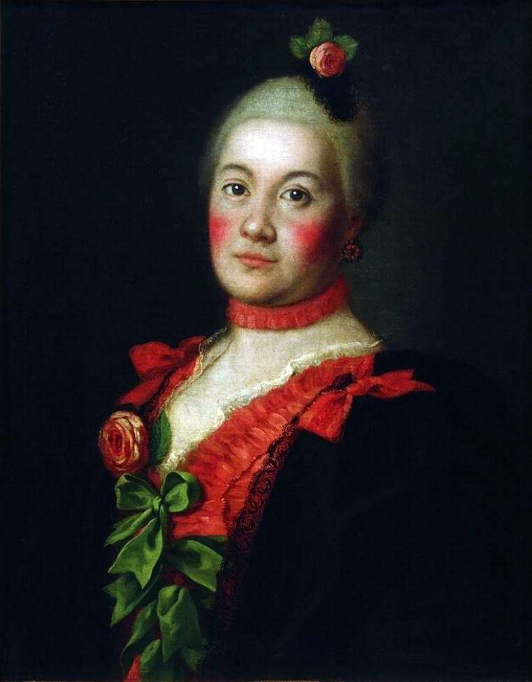 Portrait of Princess TA Trubetskoi by Alexei Antropov