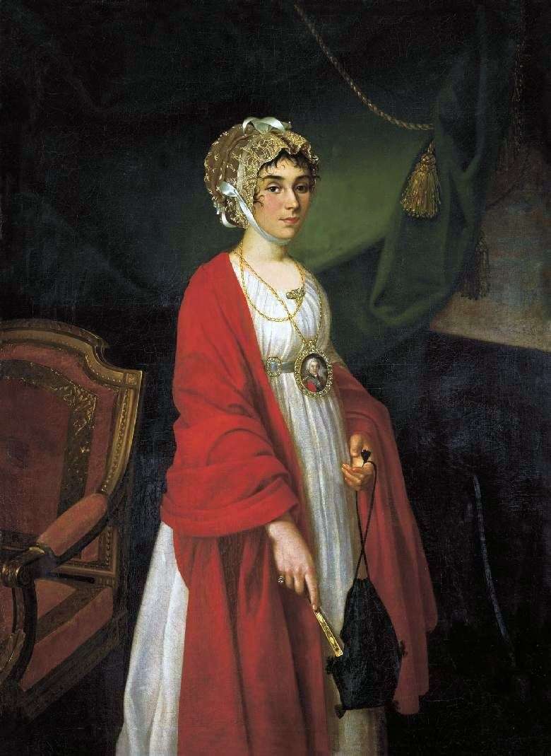 Portrait of actress PI Kovalevoy Zhemchugova by Ivan Argunov