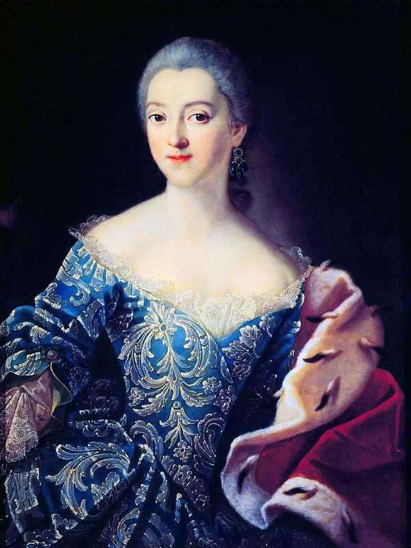 Portrait of Princess EA Lobanova Rostovskaya by Ivan Argunov