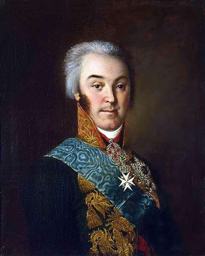 Portrait of N. P. Sheremetyev by Ivan Argunov