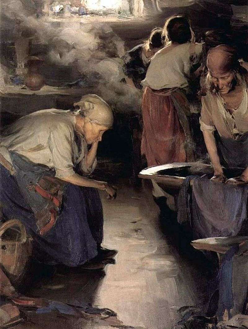 Washerwomen by Abram Arkhipov