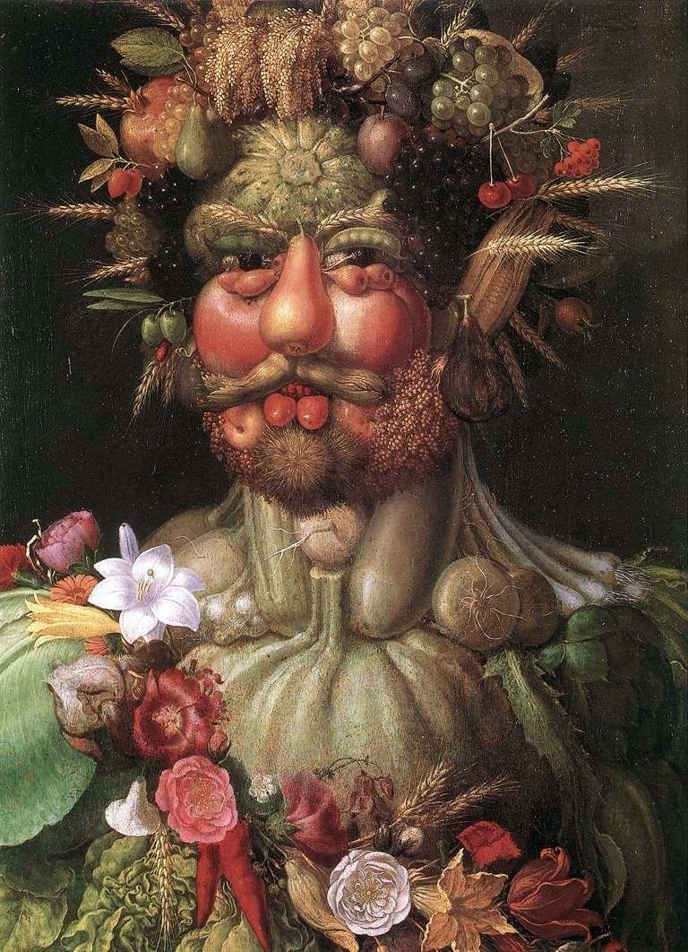 Portrait of Emperor Rudolf II by Giuseppe Arcimboldi