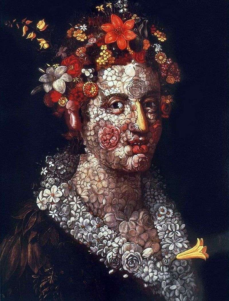 Flora by Giuseppe Arcimboldo