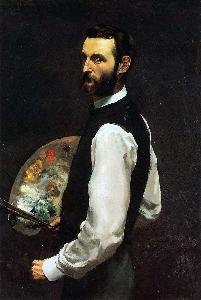 Self portrait by Frederick Basile