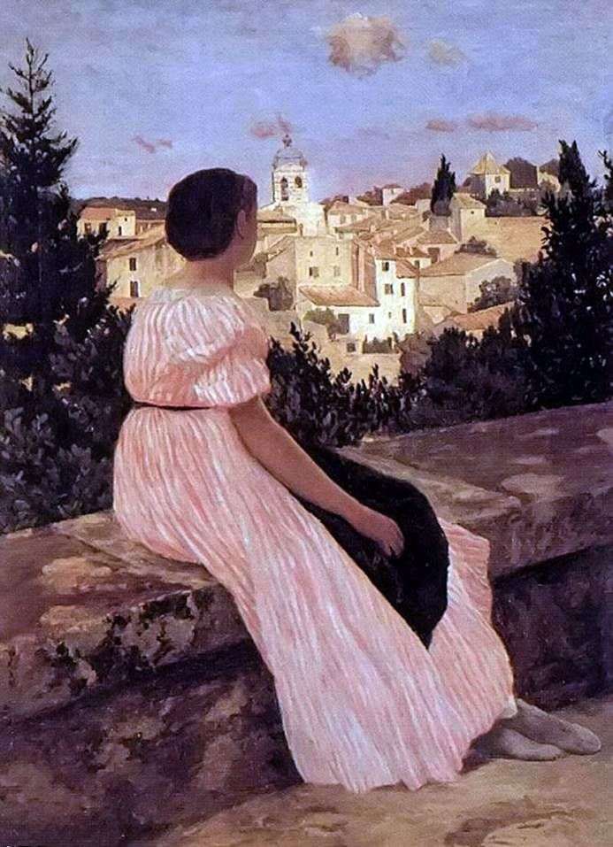 Pink dress by Frederick Basile