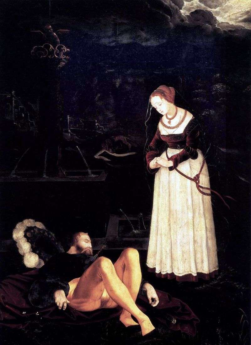 Piram and Fisba by Hans Baldung