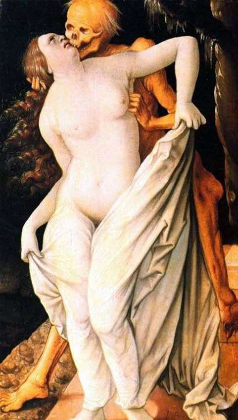 Death and the girl by Hans Baldung