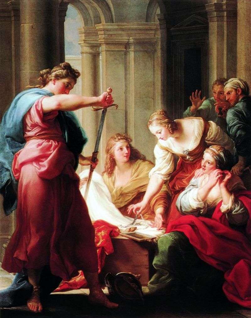 Achilles at the daughters of King Lycomed by Pompeo Batoni