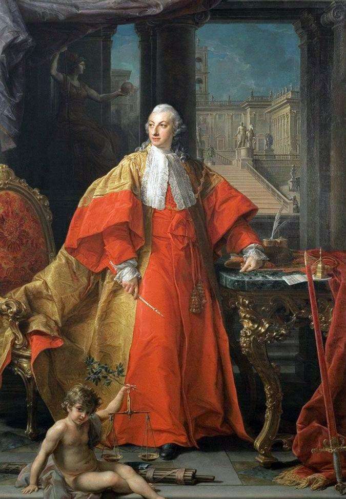 Portrait of Senator Abbondio Rezzonico by Pompeo Batoni