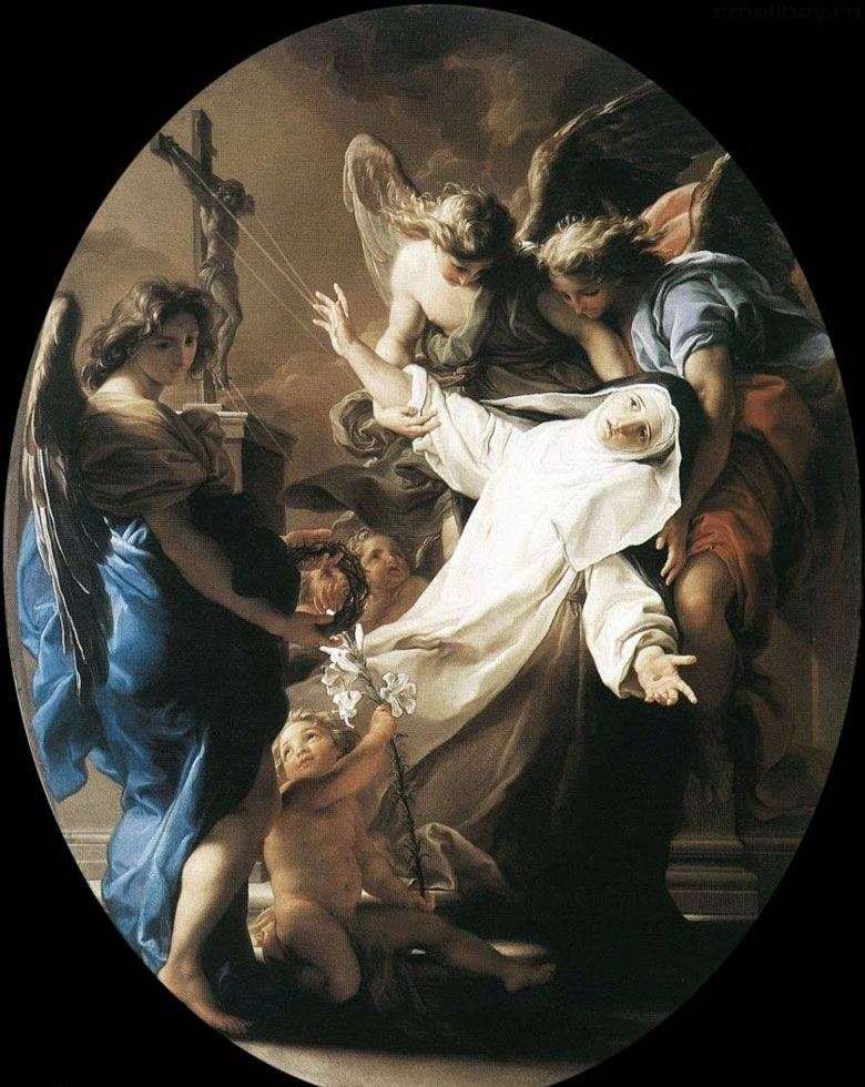 Ecstasy of Saint Catherine of Siena by Pompeo Batoni