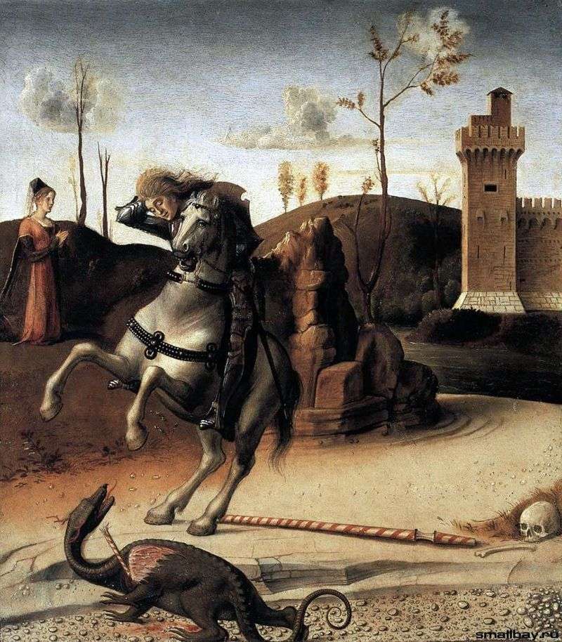 St. George and the Dragon by Giovanni Bellini