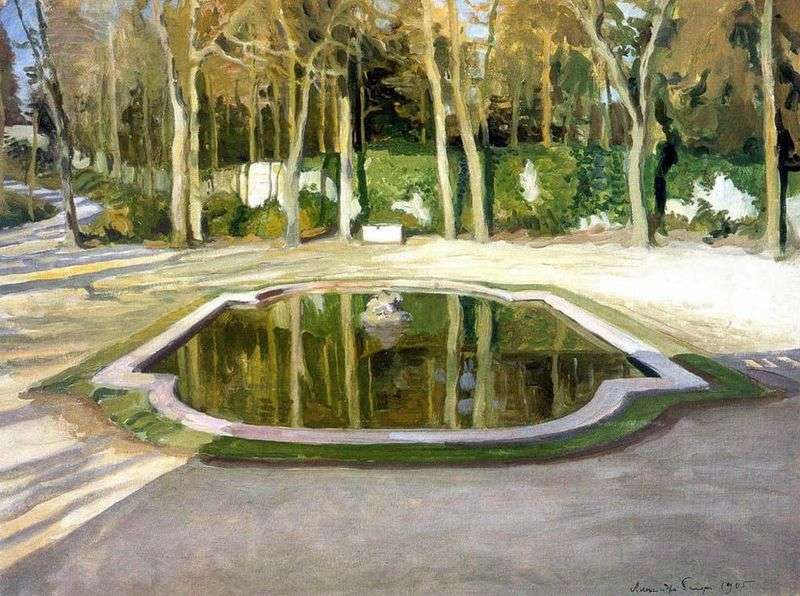 Mirror in Trianon by Alexander Benois