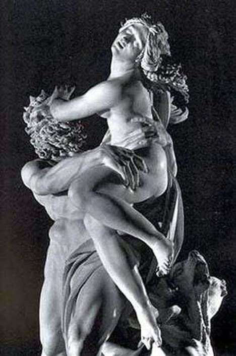 Abduction of Proserpine (fragment) by Lorenzo Bernini