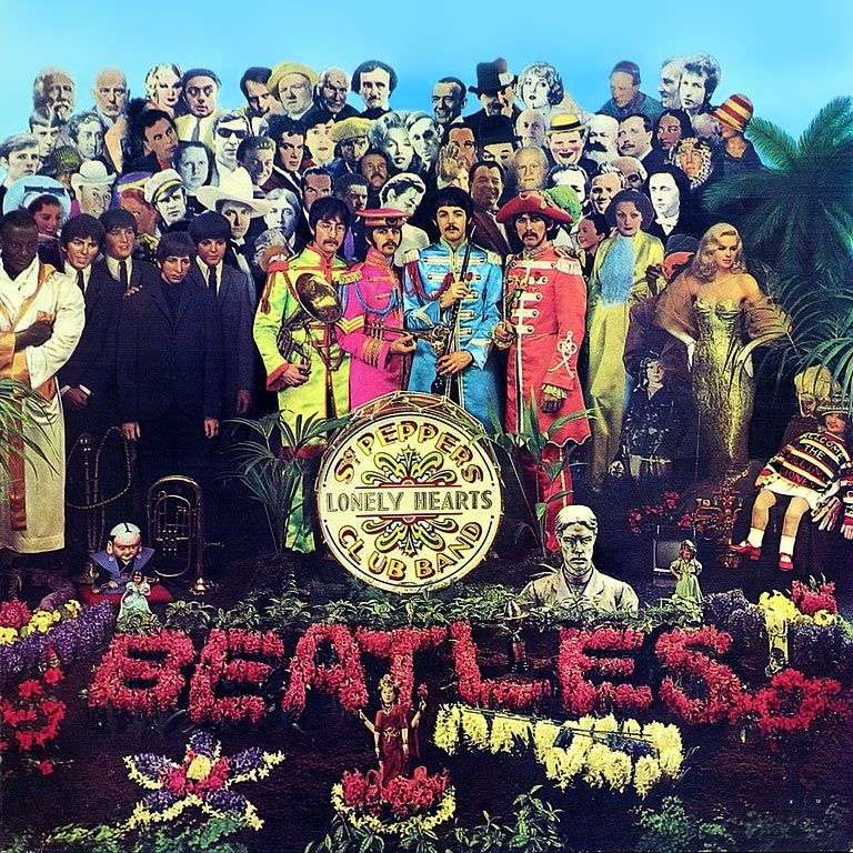 Club of lonely hearts of Sergeant Pepper by Peter Blake