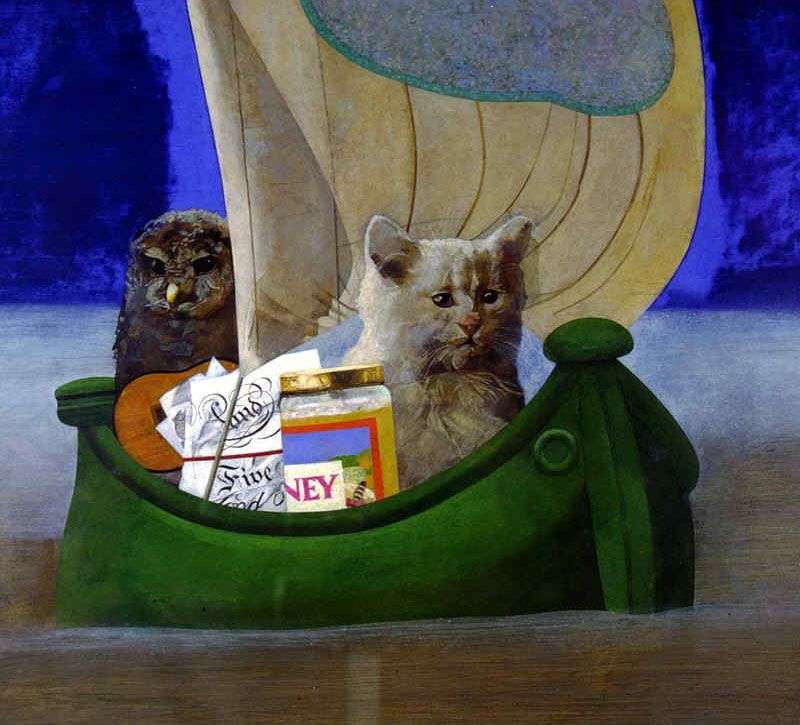 Owl and Cat by Peter Blake