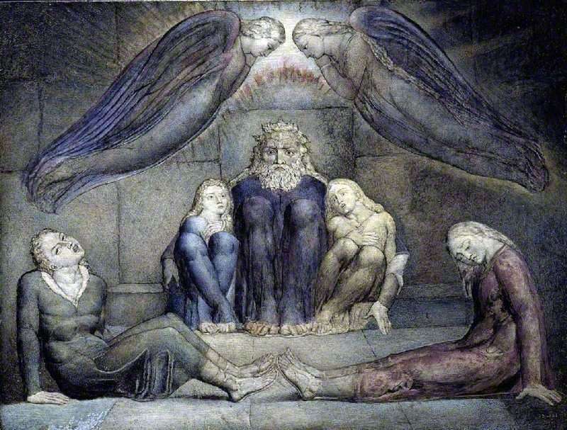 Ugolino with his sons in the dungeon by Ulam Blake