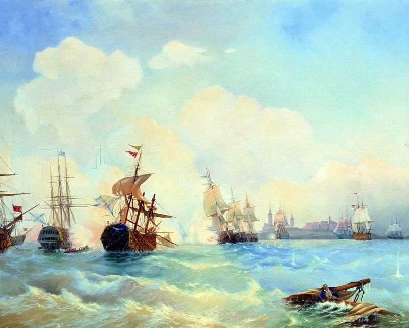 The Reval Battle on May 2, 1790 by Alexey Bogolyubov