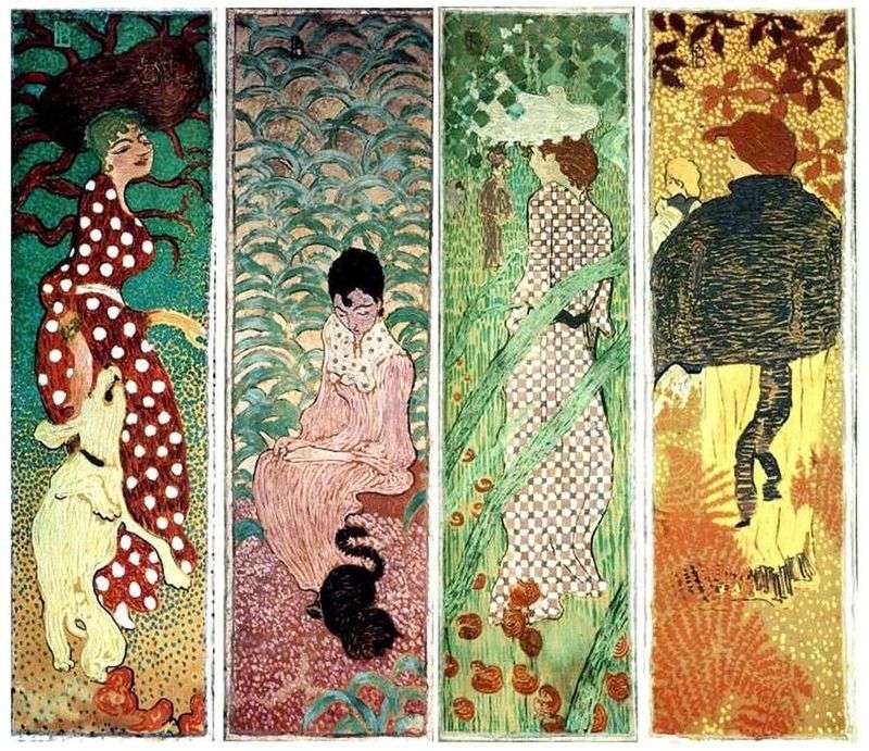 Women in the Garden by Pierre Bonnard